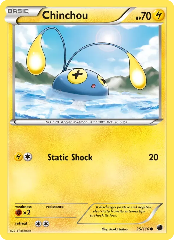 Chinchou, Plasma Freeze