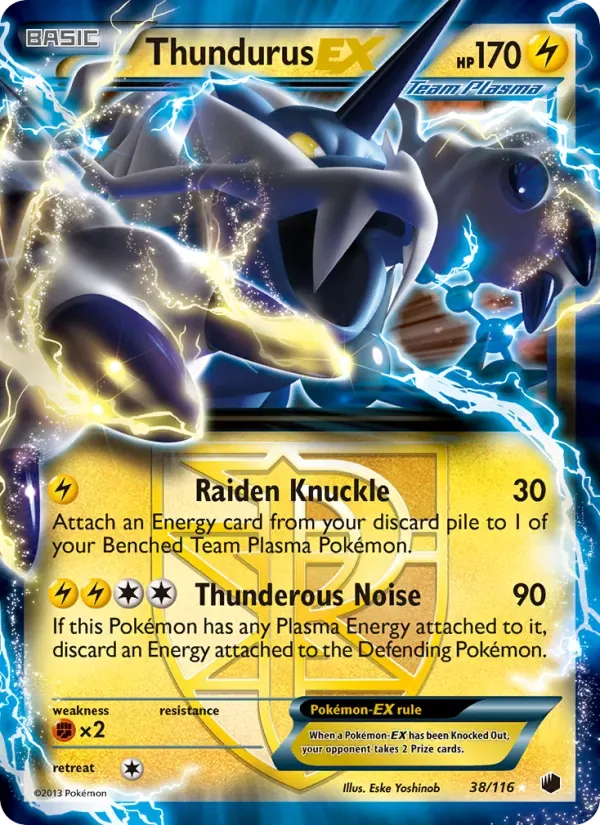 Thundurus-EX, Plasma Freeze