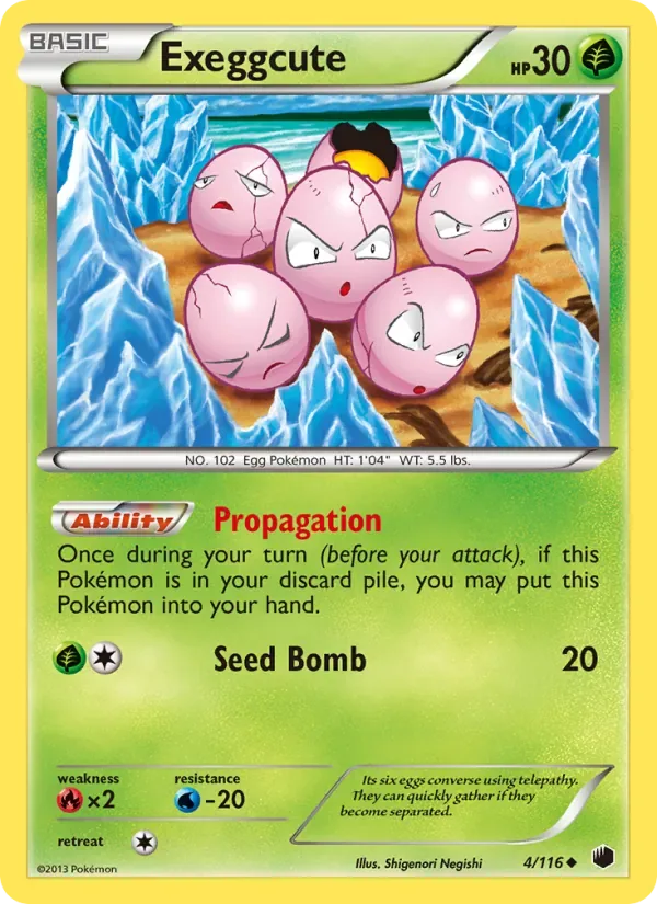 Exeggcute, Plasma Freeze