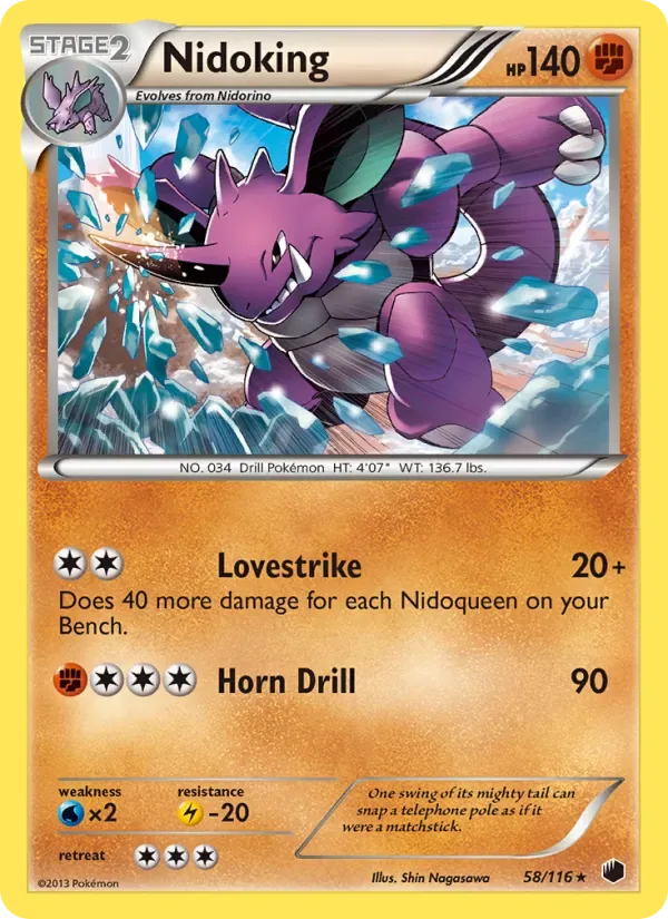 Nidoking, Plasma Freeze