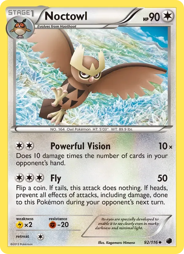 Noctowl, Plasma Freeze
