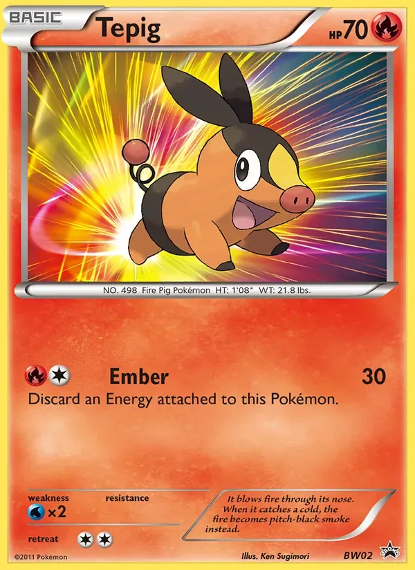Tepig, BW Black Star Promos