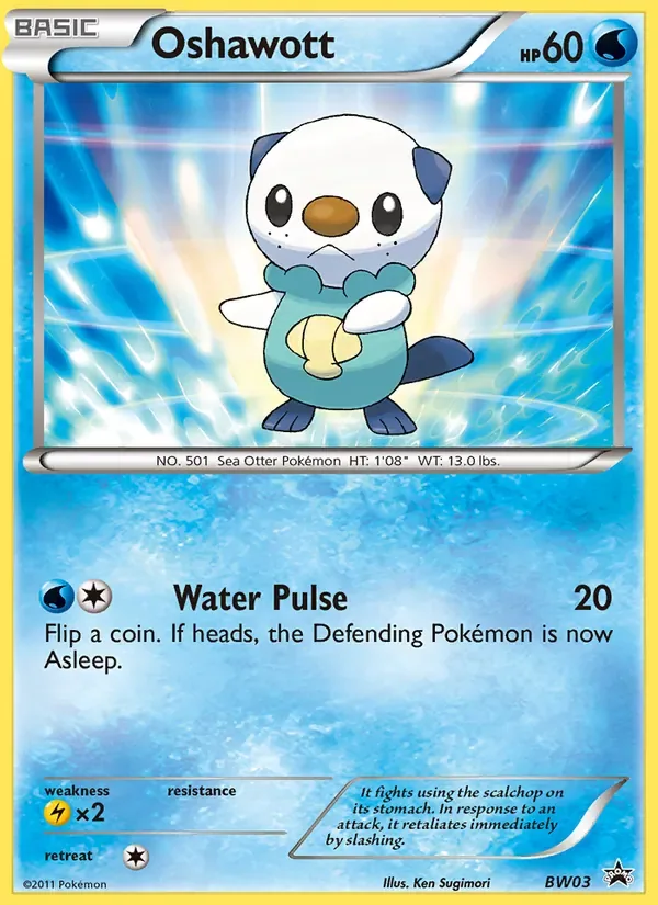 Oshawott, BW Black Star Promos
