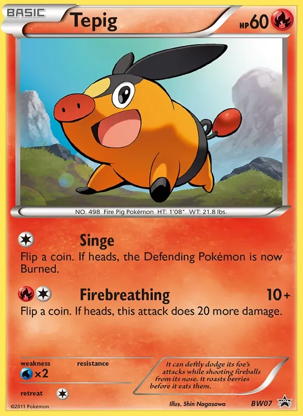 Tepig, BW Black Star Promos