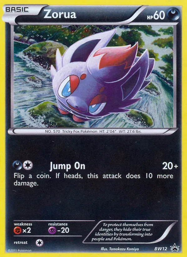 Zorua, BW Black Star Promos