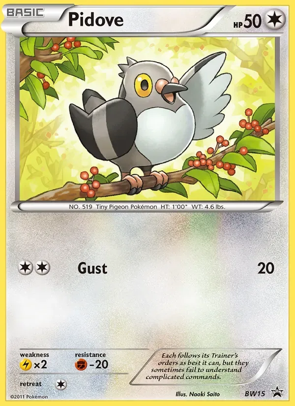 Pidove, BW Black Star Promos