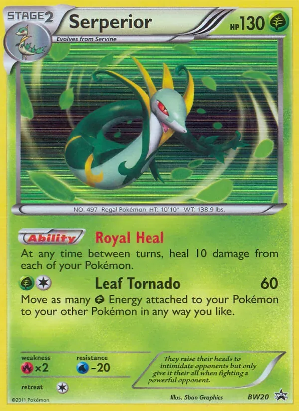 Serperior, BW Black Star Promos