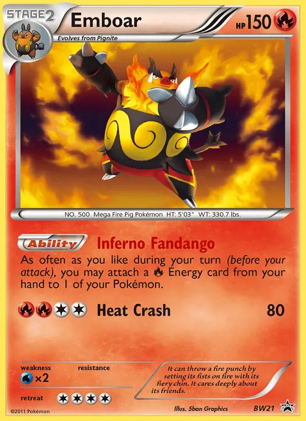Emboar, BW Black Star Promos