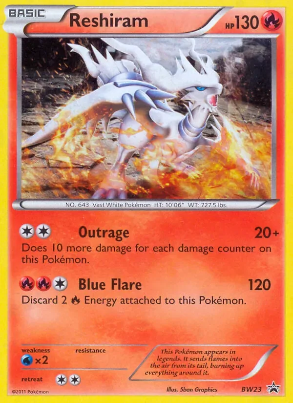 Reshiram, BW Black Star Promos