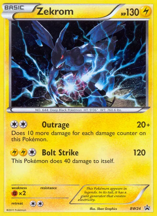 Zekrom, BW Black Star Promos