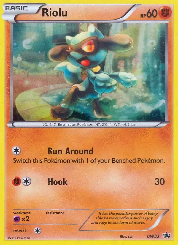 Riolu, BW Black Star Promos