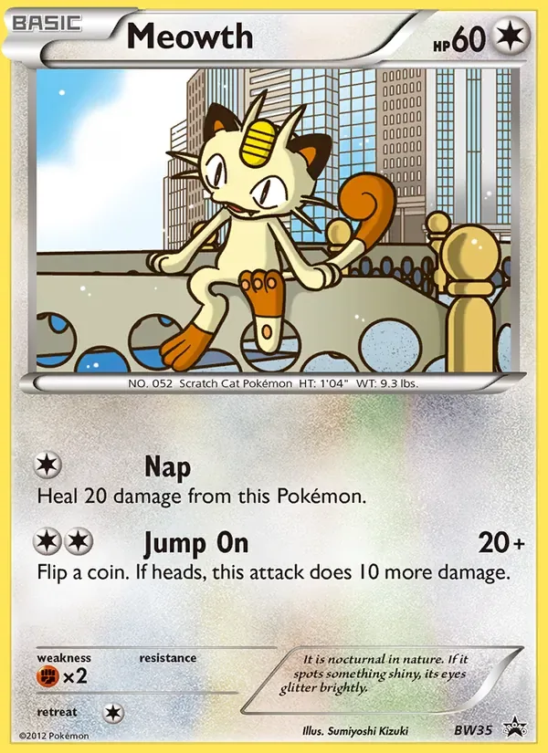 Meowth, BW Black Star Promos
