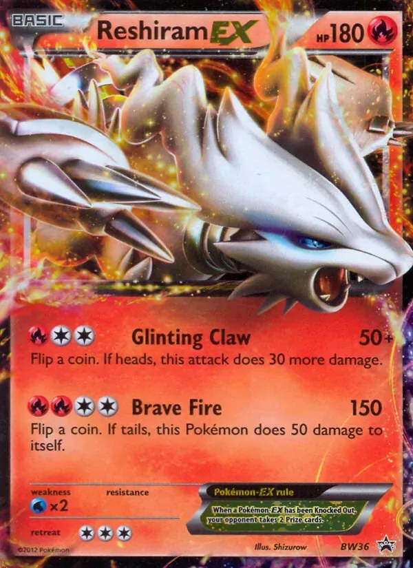 Reshiram-EX, BW Black Star Promos