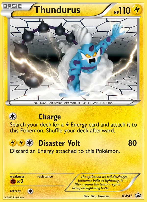 Thundurus, BW Black Star Promos
