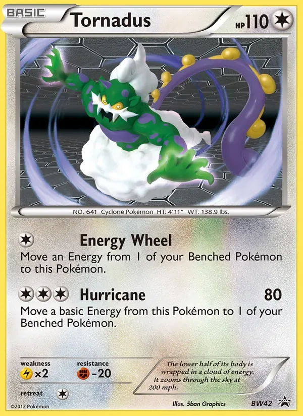 Tornadus, BW Black Star Promos