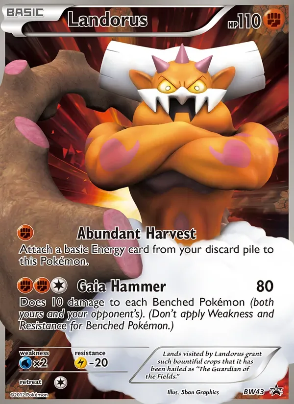 Landorus, BW Black Star Promos