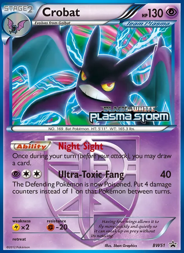 Crobat, BW Black Star Promos