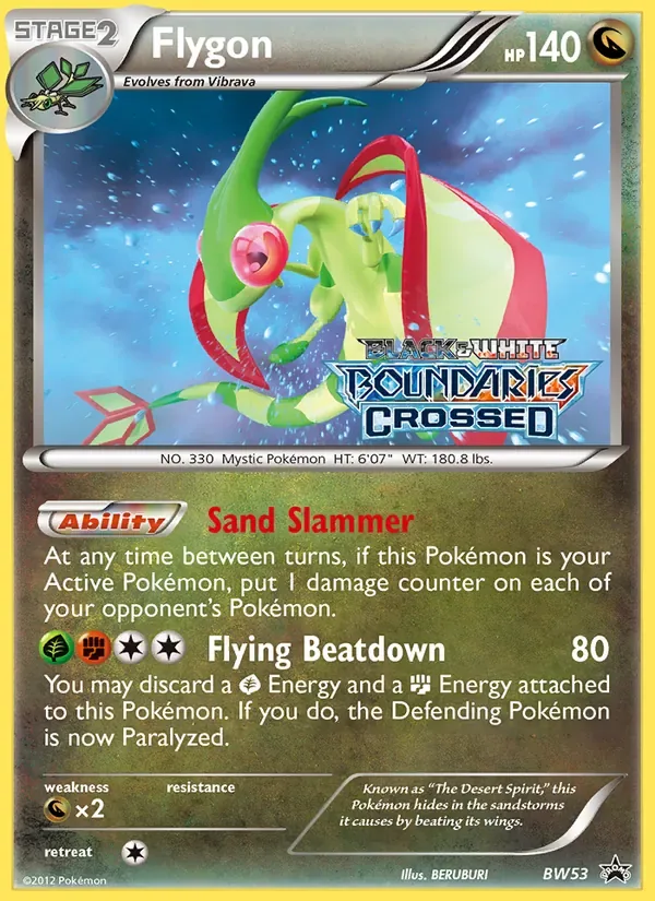 Flygon, BW Black Star Promos