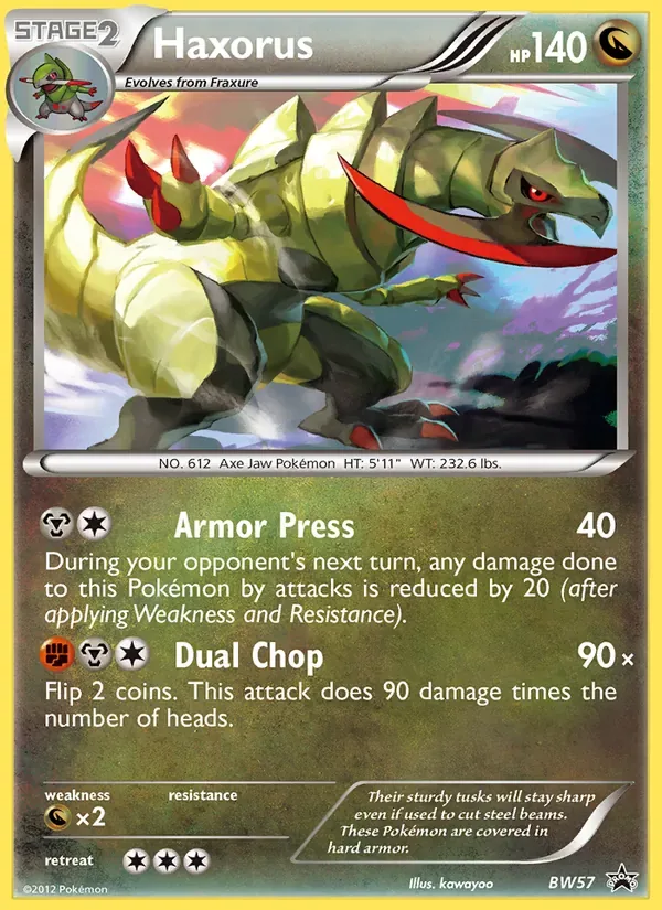 Haxorus, BW Black Star Promos