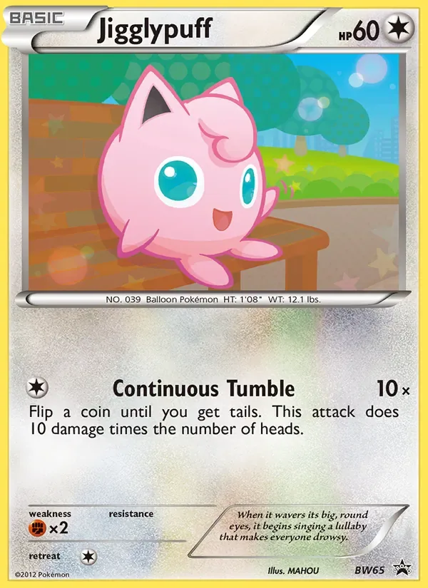 Jigglypuff, BW Black Star Promos