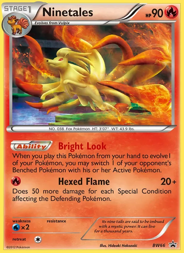 Ninetales, BW Black Star Promos