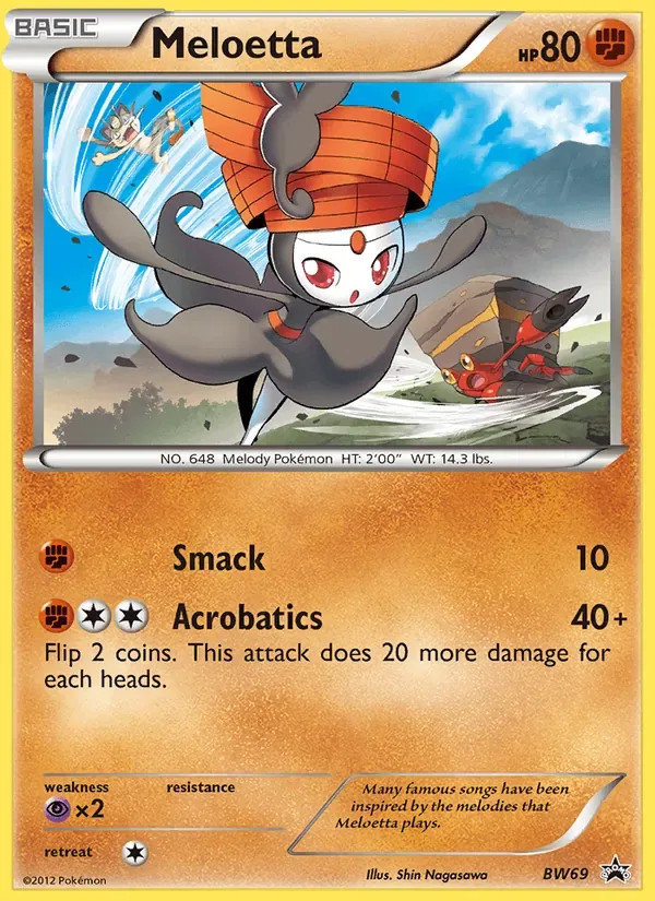 Meloetta, BW Black Star Promos
