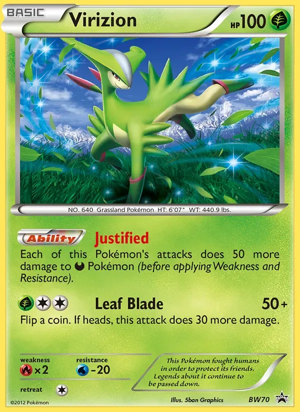 Virizion, BW Black Star Promos