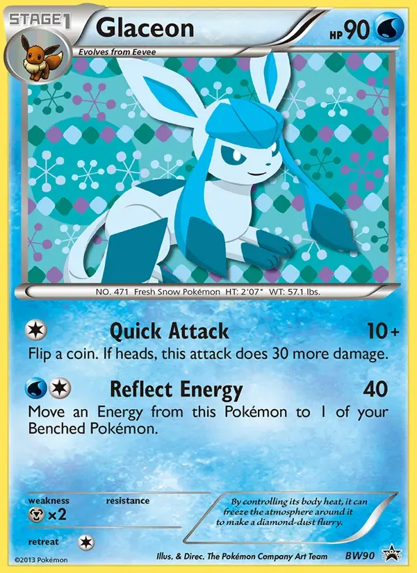 Glaceon, BW Black Star Promos