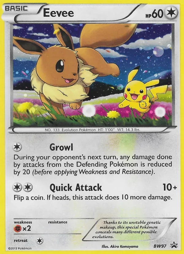Eevee, BW Black Star Promos