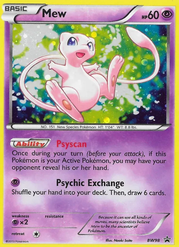 Mew, BW Black Star Promos