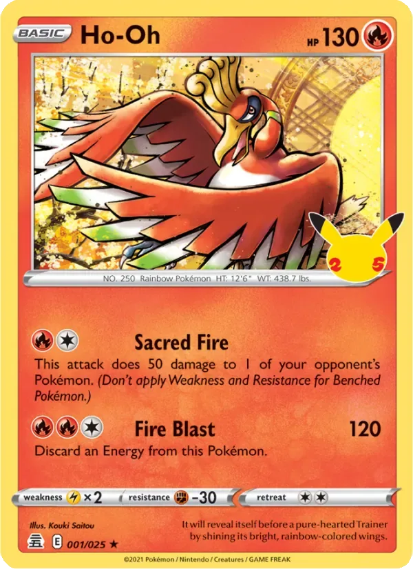 Ho-Oh, Celebrations