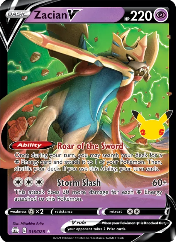 Zacian V, Celebrations