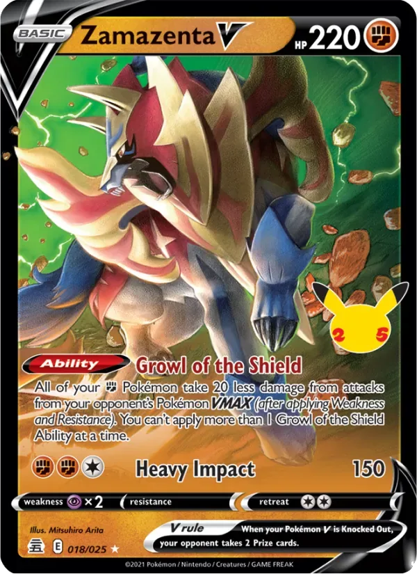 Zamazenta V, Celebrations