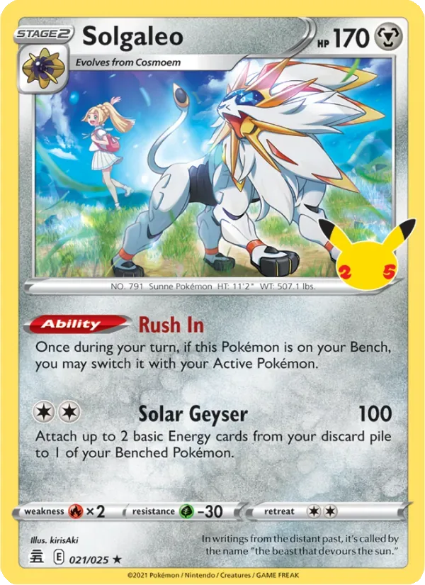 Solgaleo, Celebrations