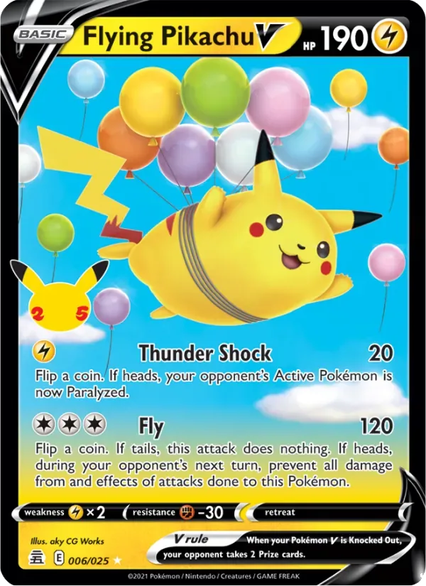 Flying Pikachu V, Celebrations