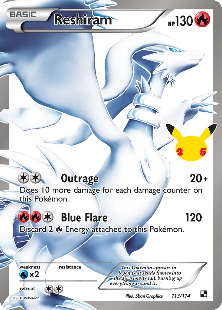Reshiram, Celebrations Classic Collection