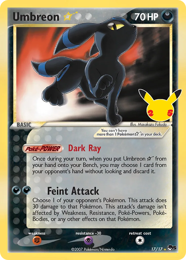 Umbreon ★, Celebrations Classic Collection