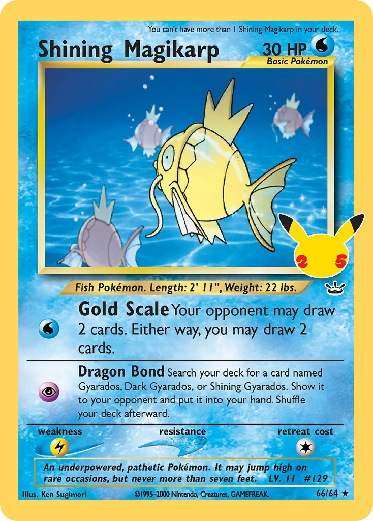 Shining Magikarp, Celebrations Classic Collection