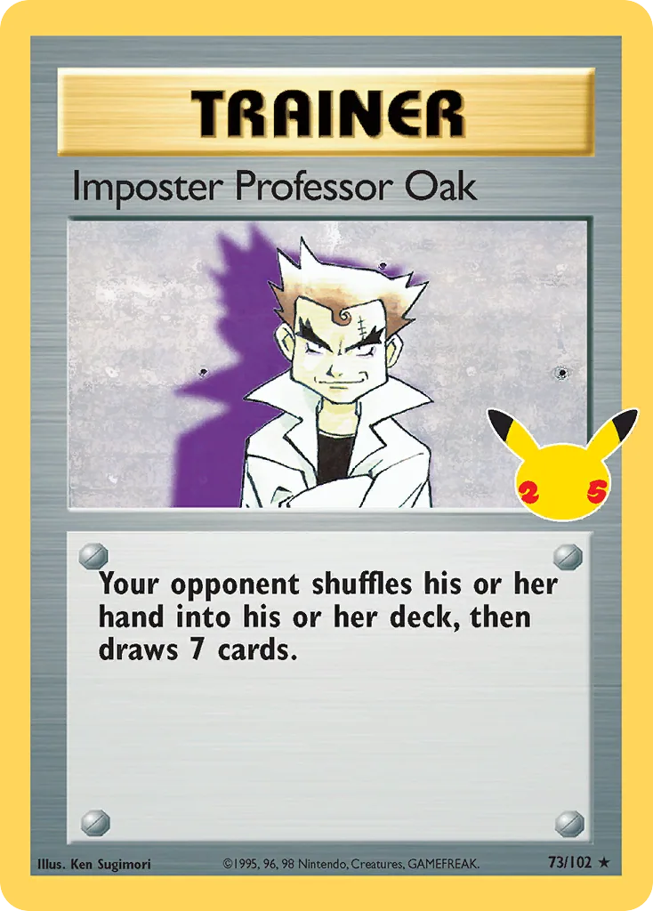 Imposter Professor Oak, Celebrations Classic Collection