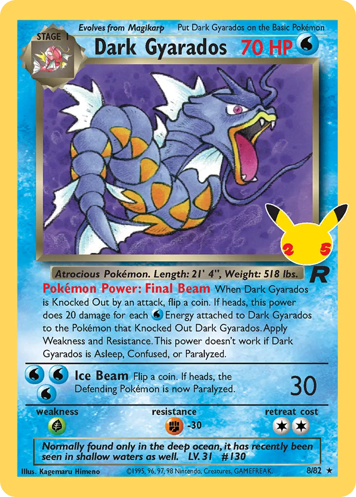 Dark Gyarados, Celebrations Classic Collection