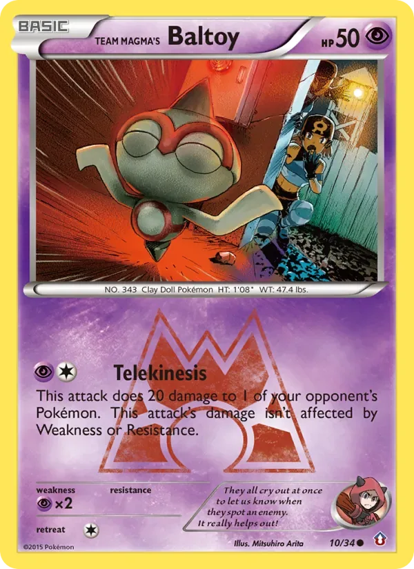 Team Magma's Baltoy, Double Crisis