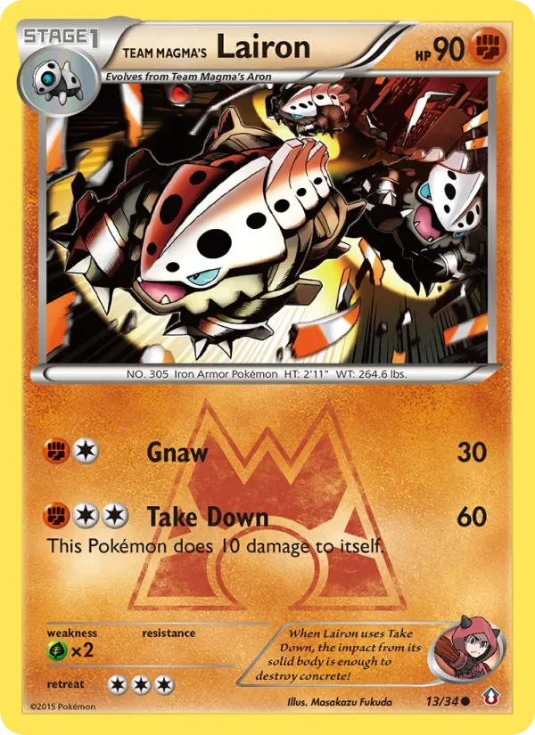 Team Magma's Lairon, Double Crisis
