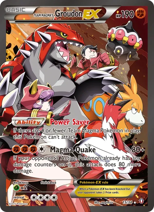 Team Magma's Groudon EX, Double Crisis