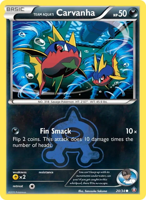 Team Aqua's Carvanha, Double Crisis
