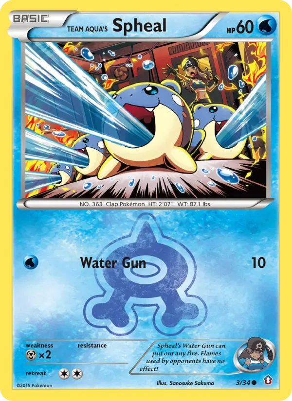 Team Aqua's Spheal, Double Crisis