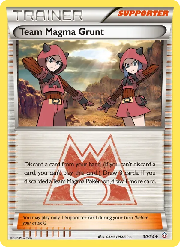 Team Magma Grunt, Double Crisis
