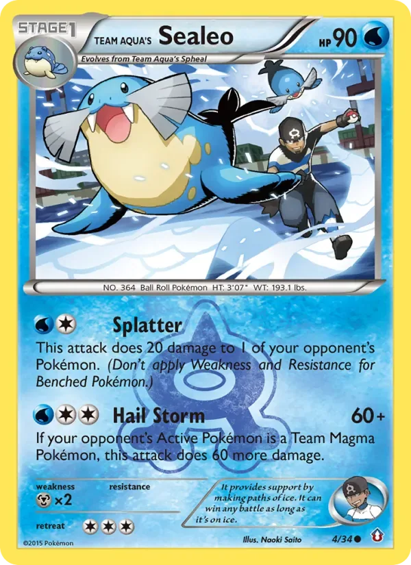 Team Aqua's Sealeo, Double Crisis