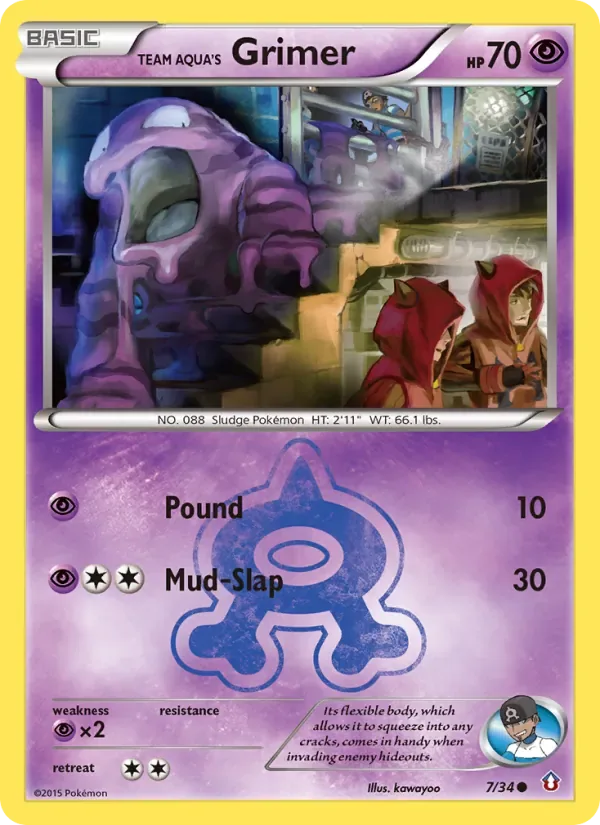 Team Aqua's Grimer, Double Crisis