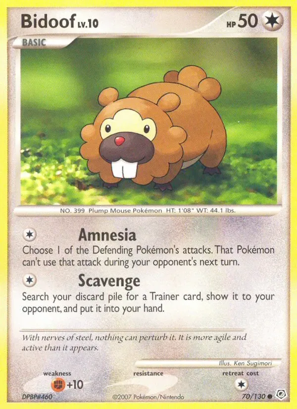 Bidoof, Diamond & Pearl