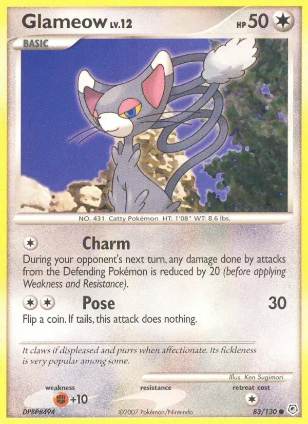 Glameow, Diamond & Pearl